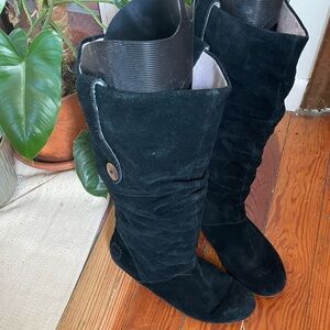 UGG Black Heeled Boots